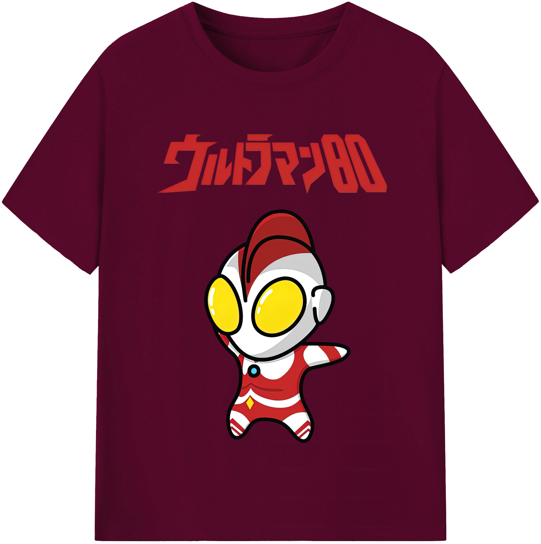 （画像用） ウルトラマン Ultraman レディースカジュアルプリントTシャツ（綿100％）